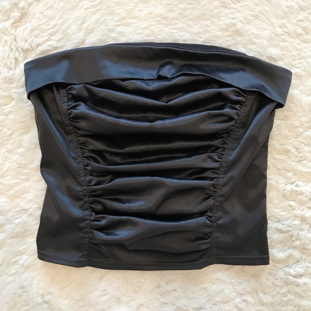 Free People Elegant Black Strapless Top. Never worn.